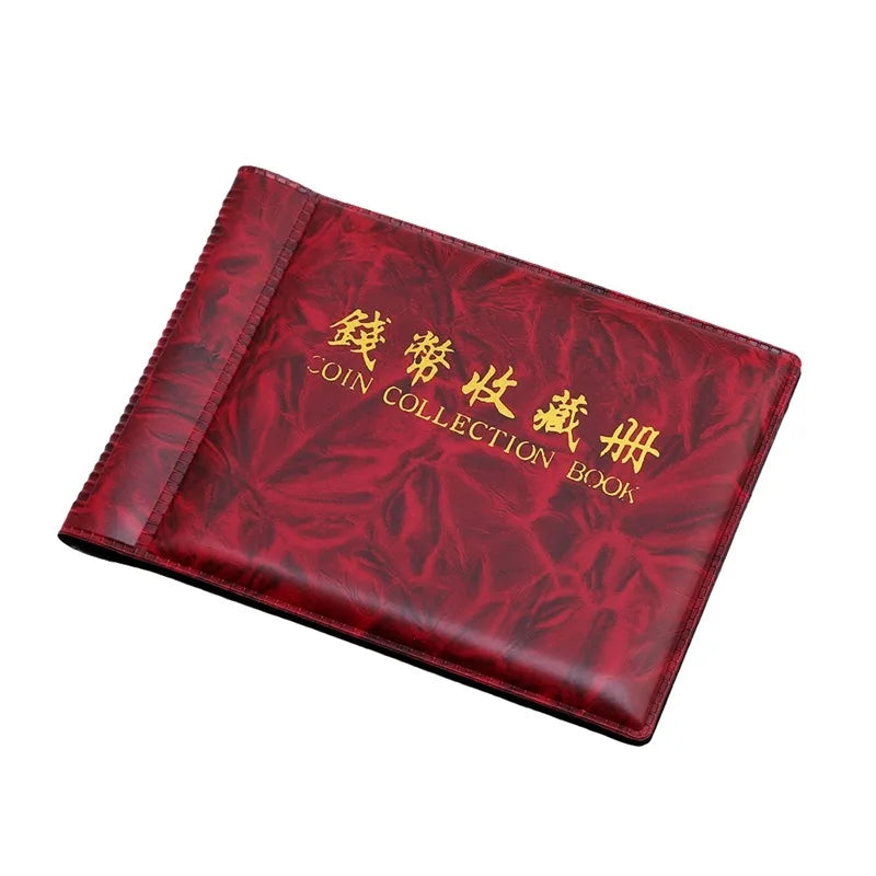 Álbum de monedas de 60 bolsillos para coleccionistas: miniálbum para guardar monedas y céntimos