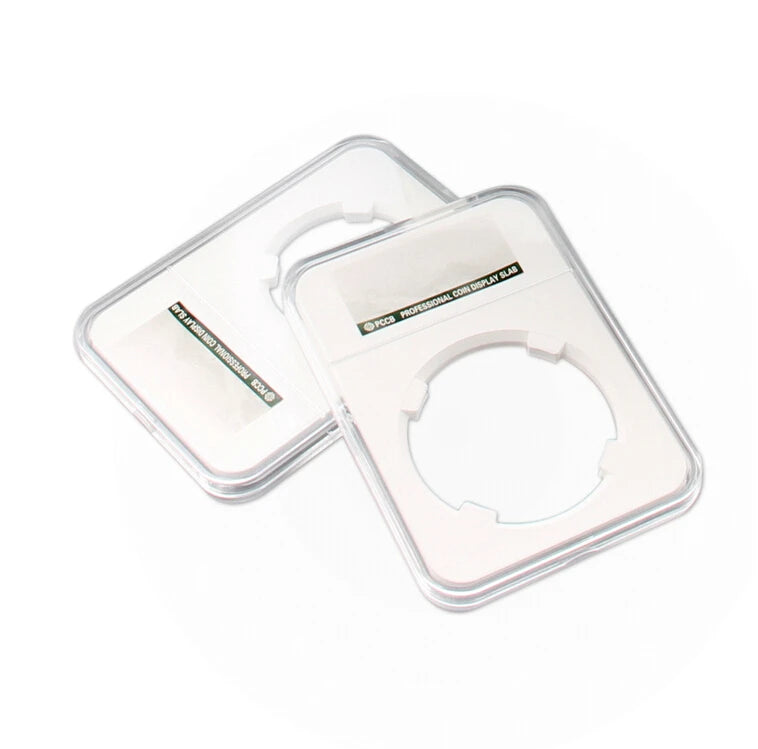 10 soportes para placas de monedas PCCB: almacenamiento acrílico profesional de monedas de 14 a 29 mm