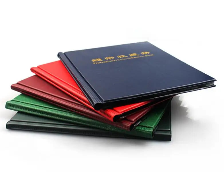 Álbum PCCB de 200 monedas para portamonedas de cartón - Libro profesional de colección de monedas