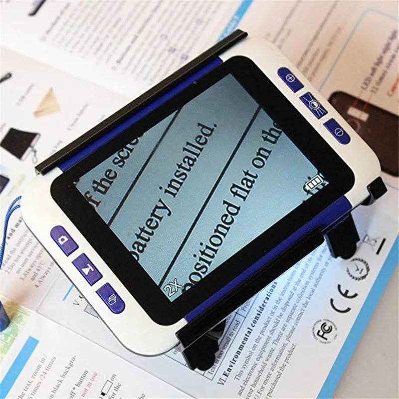 Collectible BOBLOV 3.5'' Electronic Reading Magnifier: Enhance Your Coin and Banknote Inspection