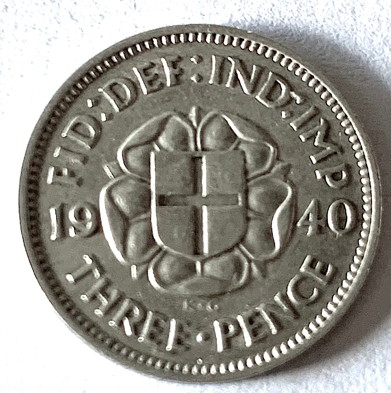 Unique Pick: 1940 Britain 3 Pence, .500 Silver, Pre-Decimal Spring Collectible