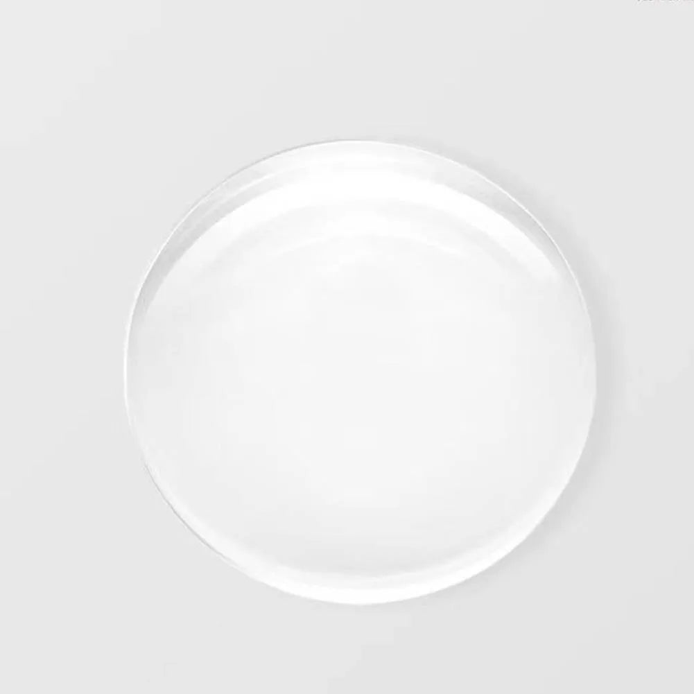 Lupa de bolsillo plegable de 10 aumentos: llavero ligero para viajes y uso doméstico.