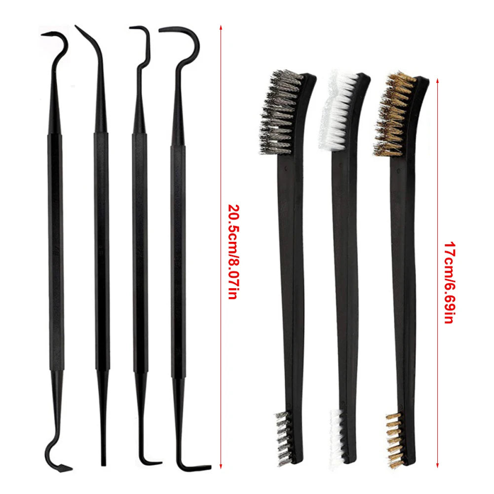 "Ensemble de 3 brosses métalliques à double tête pour le nettoyage des voitures et le polissage des pièces de monnaie, élimination de la rouille"