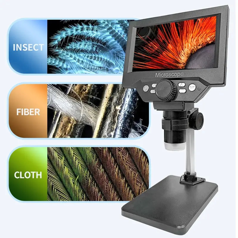 High-Definition 5.5" LCD Digital Microscope - Ideal for Soldering & Magnification"