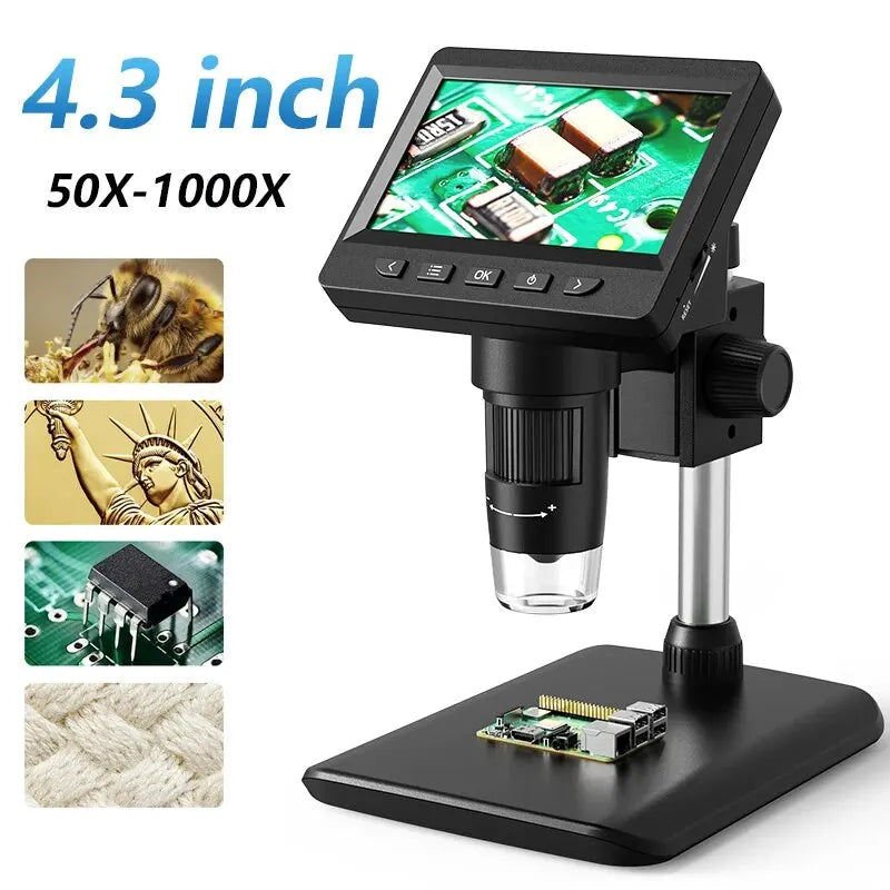 Microscopio digital Ultimate de 4,3 pulgadas y 1000X para monedas: ¡el más vendido!