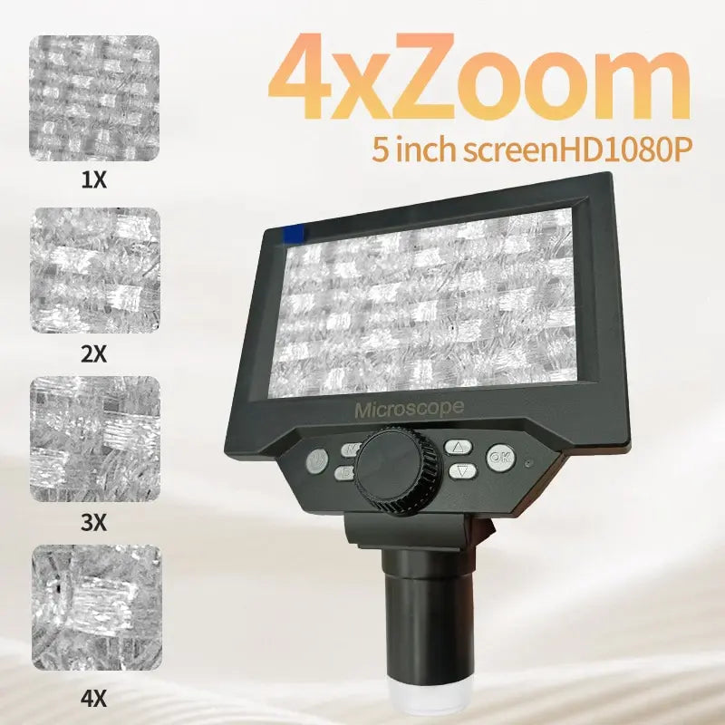 High-Definition 5.5" LCD Digital Microscope - Ideal for Soldering & Magnification"