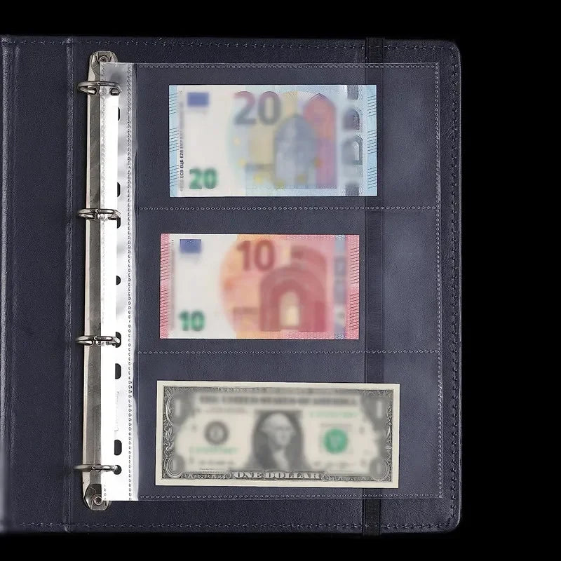 Pochettes porte-billets à 3 emplacements uniques - Parfaites pour les timbres et les billets de banque