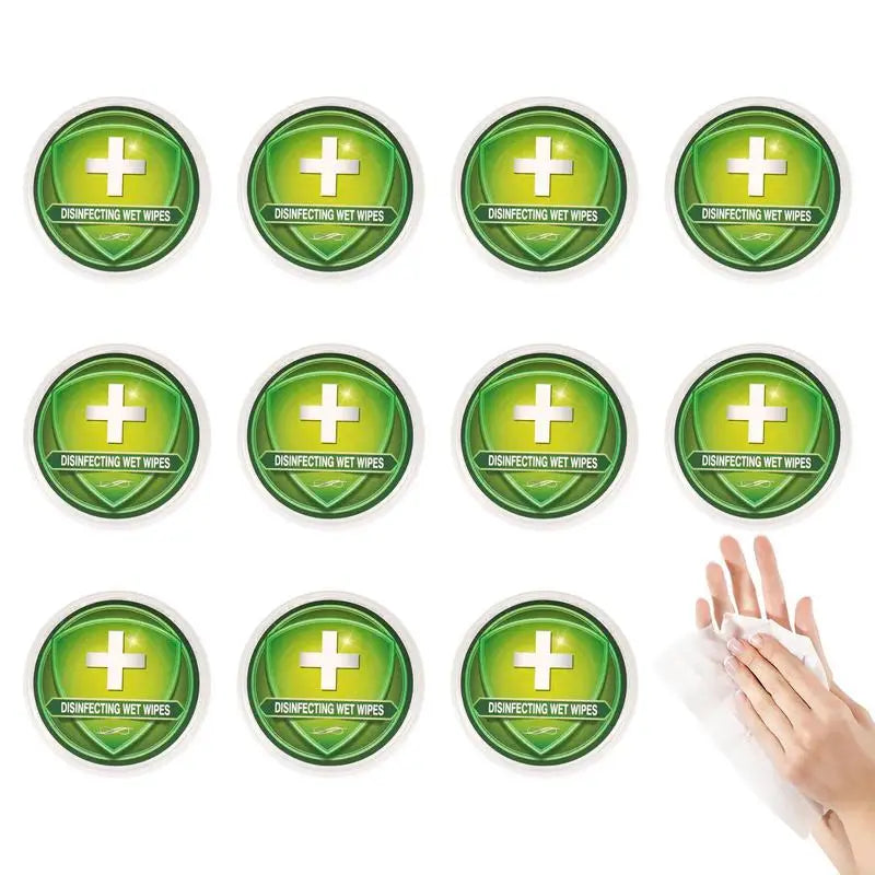 Magical Compressed Towel Set: 10/50PCS Mini Coin Tissue for Travel, Hotel, Salon, Home