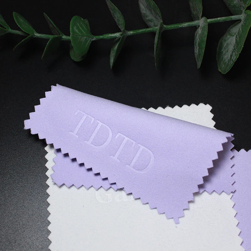 Lot de 200 chiffons à polir or et argent (8 x 8 cm), emballés individuellement