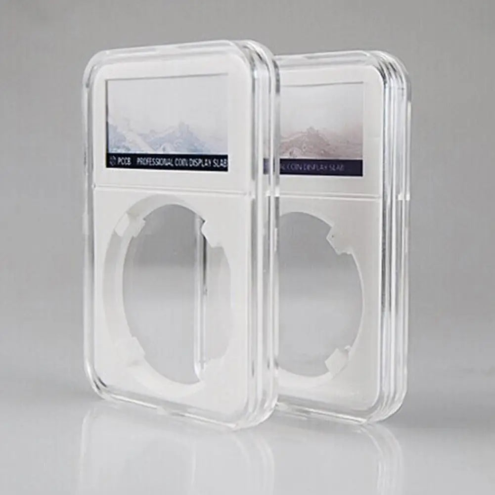 Clear Coin Holder 40 mm – PCCB Slab Storage Case for Graded Coins