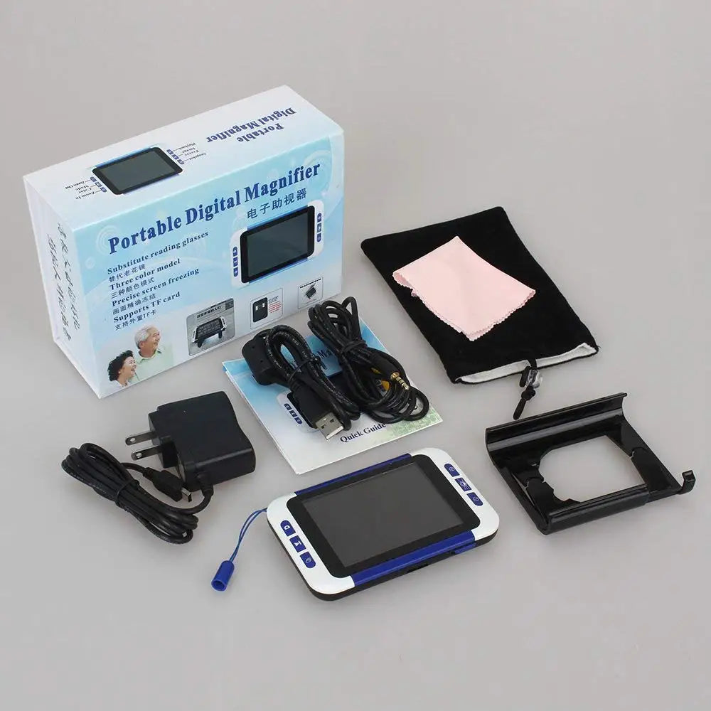 Collectible BOBLOV 3.5'' Electronic Reading Magnifier: Enhance Your Coin and Banknote Inspection