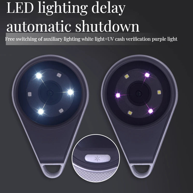 Microscope portable portatif : affichage numérique avec grossissement 60X/80X/100X