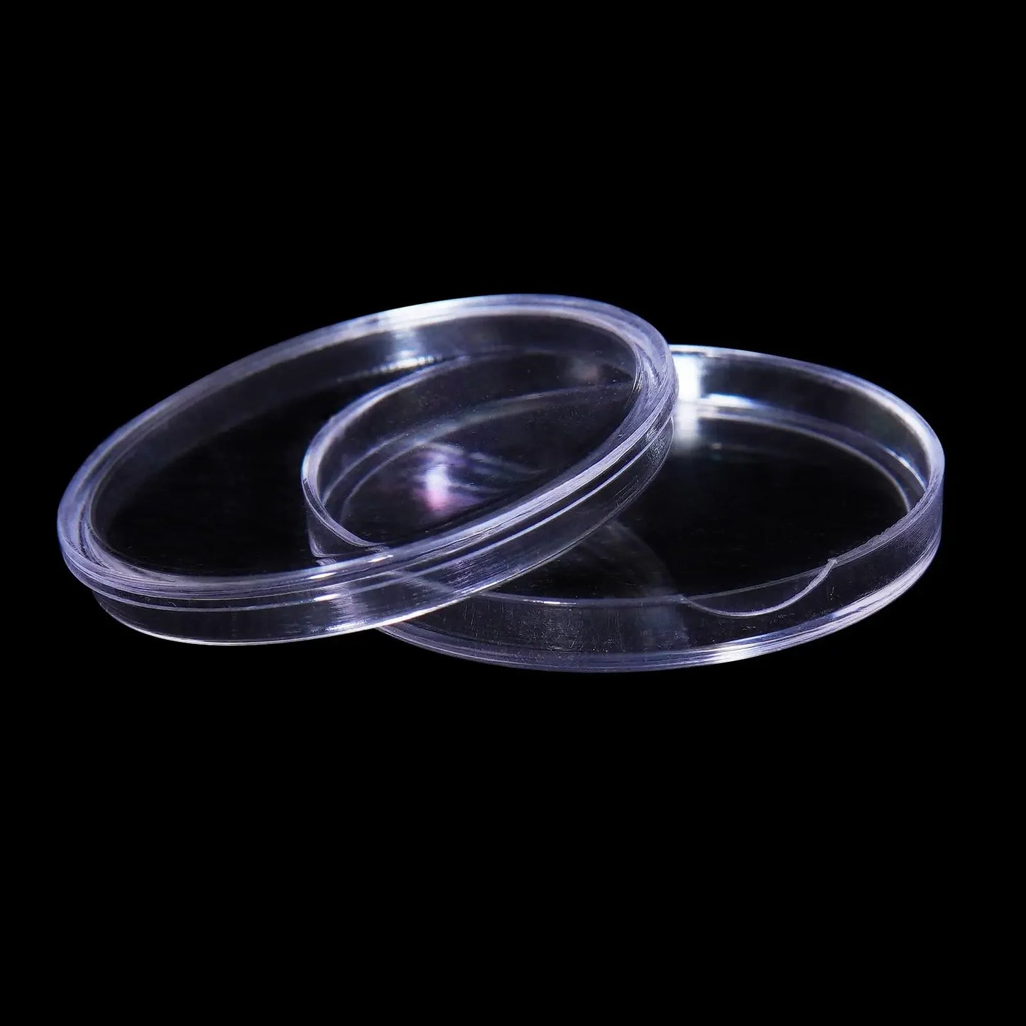 5 × Reusable Clear Coin Capsules 38.6 mm — Fits 2 oz Silver Coins Storage