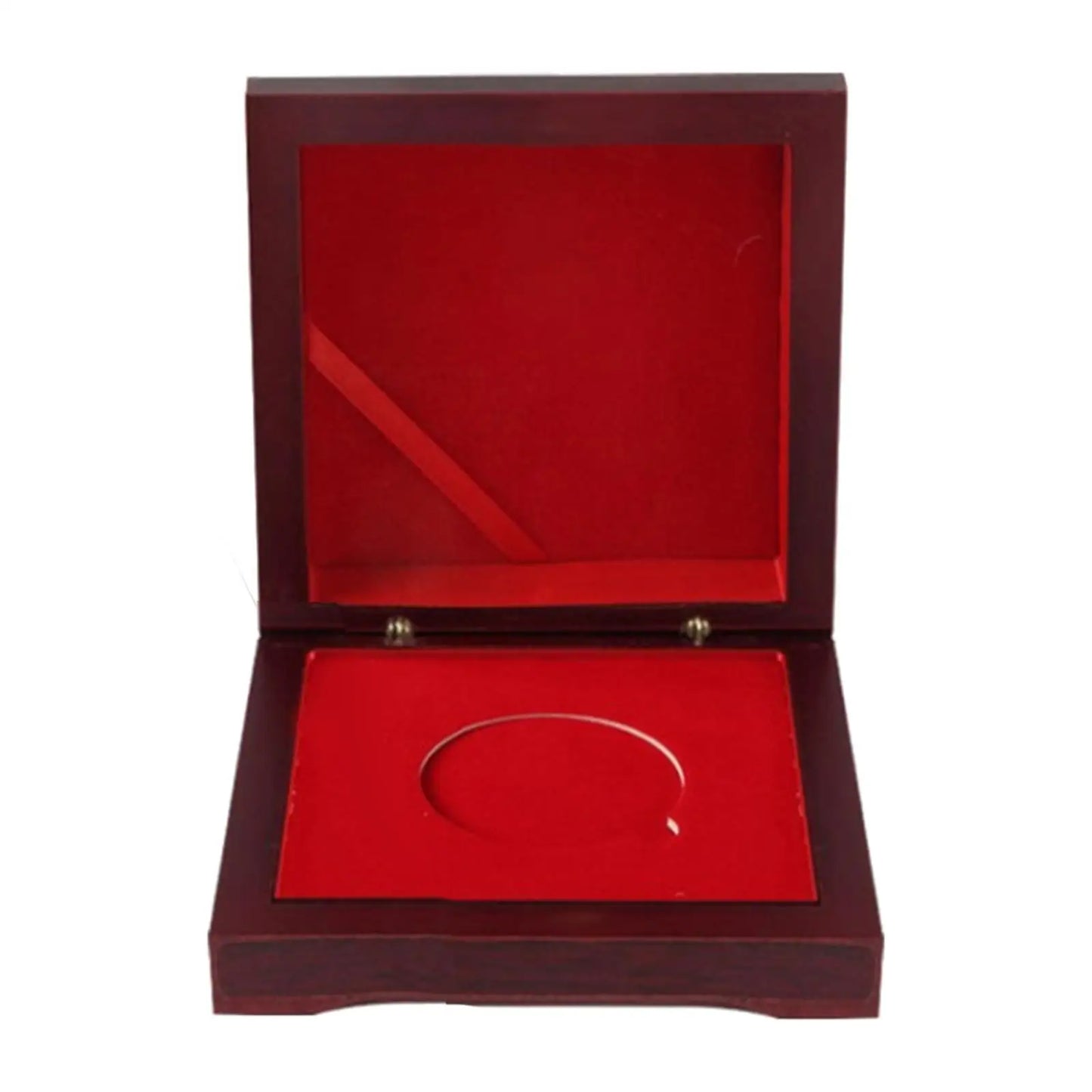 Wooden Coin Storage Box - Elegant Display for Commemorative Coins