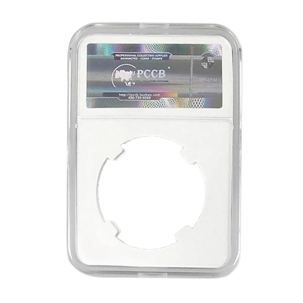 Clear Coin Holder 40 mm – PCCB Slab Storage Case for Graded Coins