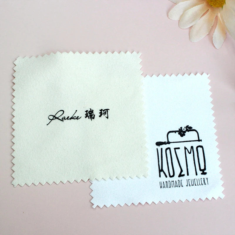 Lot de 200 chiffons à polir or et argent (8 x 8 cm), emballés individuellement