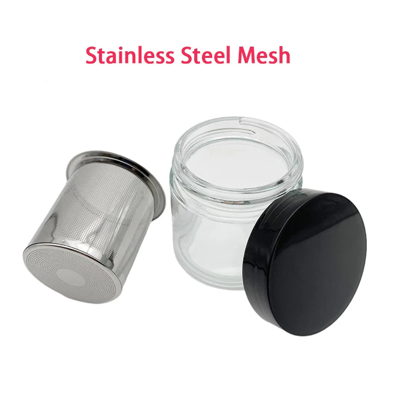 Pot de nettoyage pour bijoux avec tamis – Idéal pour les pièces de montres et les pierres précieuses