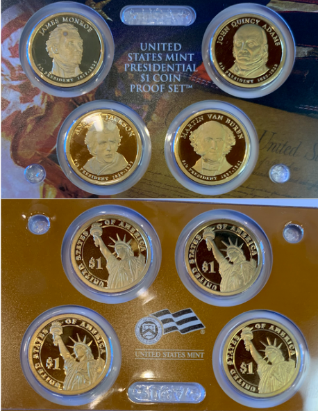 Mint 2008-D Presidential $1 Proof Set: Iconic U.S. Presidents Series