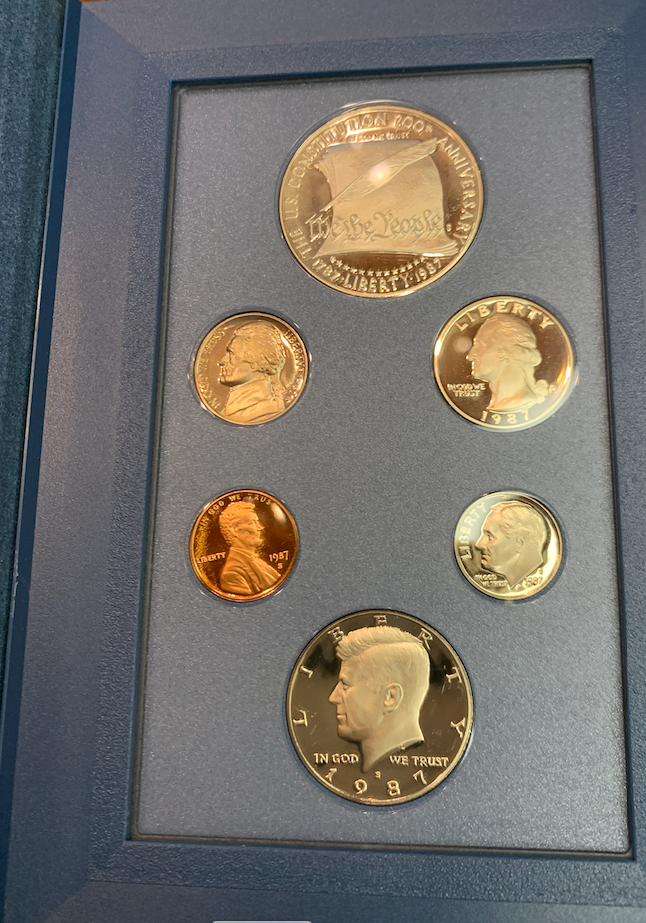 1987 United States Constitution Prestige Set - Certified Authentic Proof Coins