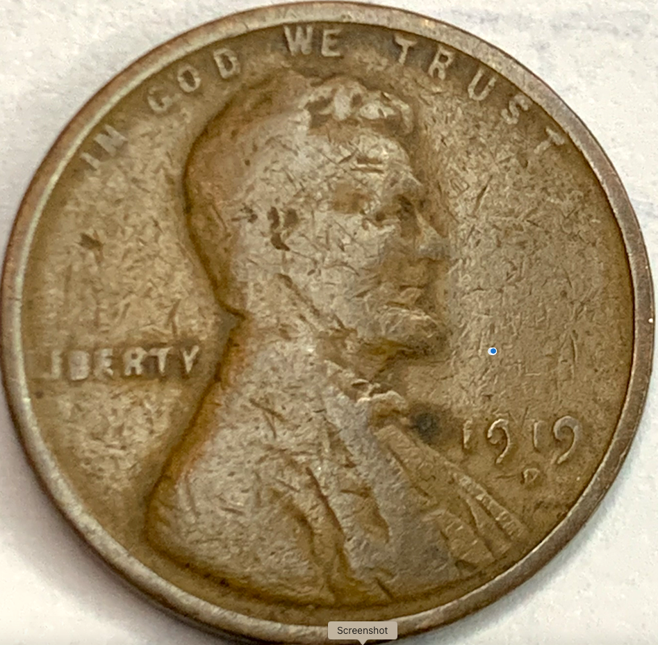 Historic 1919-D Wheat Penny – Low Mintage Denver Mint Collectible!