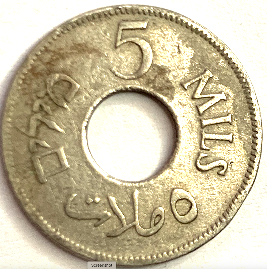 Best Seller 1927 British Palestine 5 Mils Coin – First Year London Mint, Rare Historic Piece!