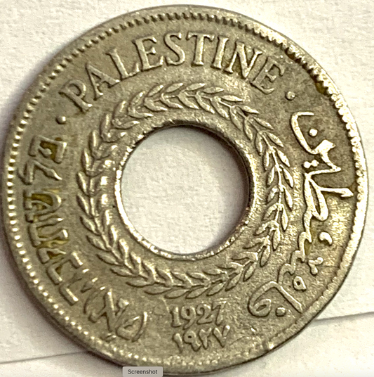 Best Seller 1927 British Palestine 5 Mils Coin – First Year London Mint, Rare Historic Piece!