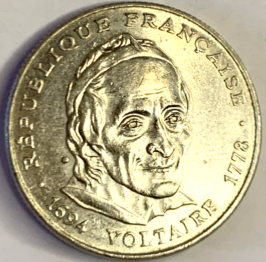 Iconic 1994 5 Francs Voltaire Commemorative – Limited Edition French Nickel Coin