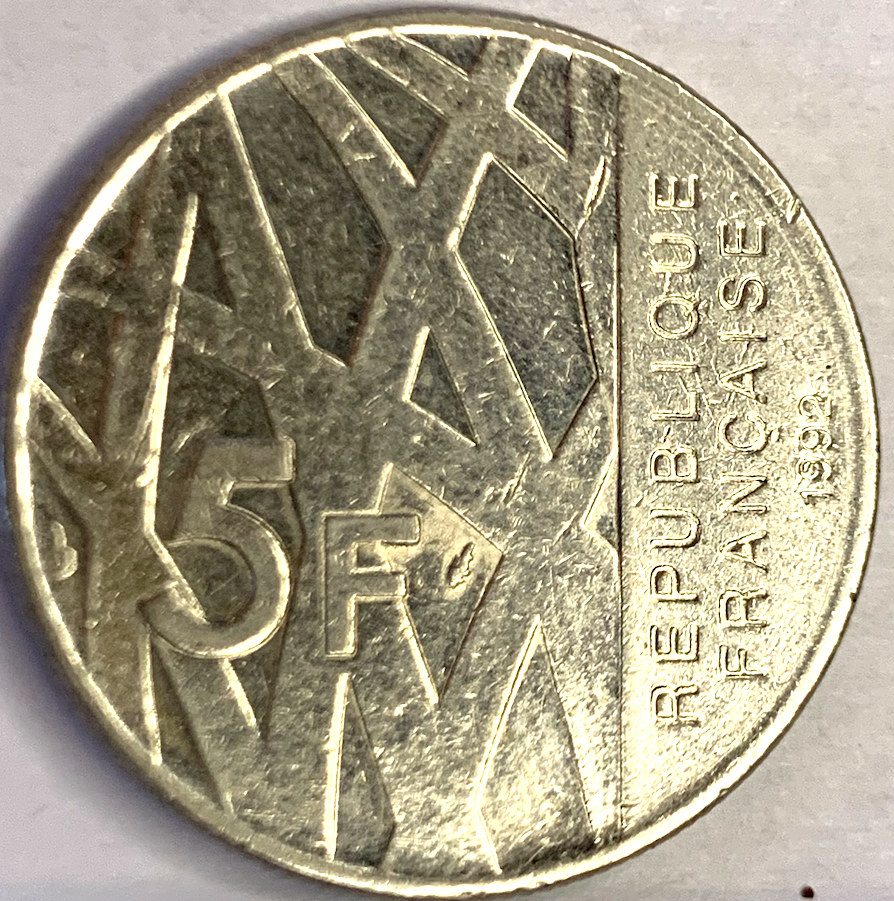 Exclusive 1992 France 5 Francs – Memorial Pierre Mendès-France Commemorative Coin