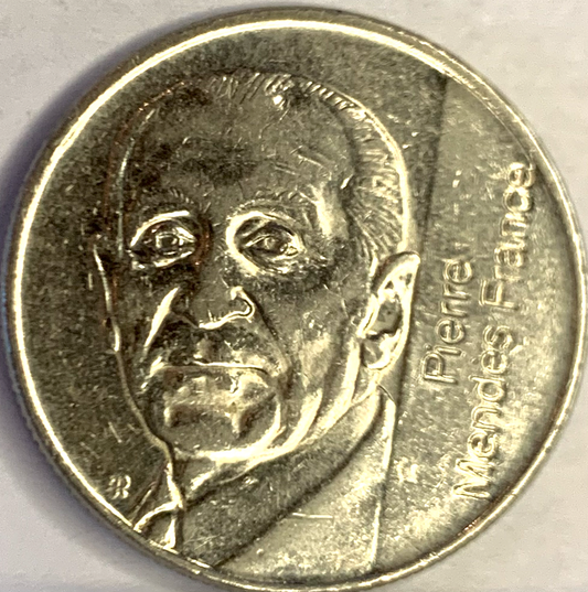 Exclusive 1992 France 5 Francs – Memorial Pierre Mendès-France Commemorative Coin