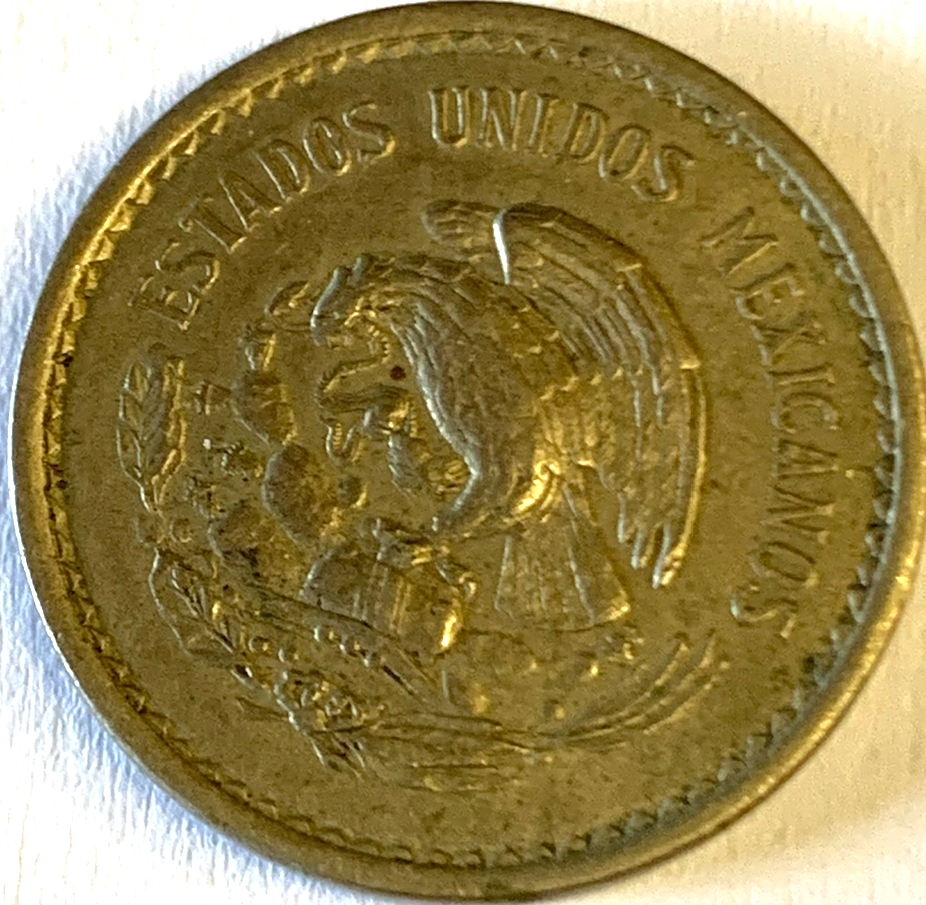Unique 1945 10 Centavos Mexico City Mint Coin – A Classic for Coin Collectors