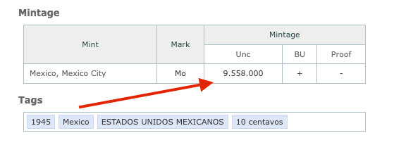 Unique 1945 10 Centavos Mexico City Mint Coin – A Classic for Coin Collectors