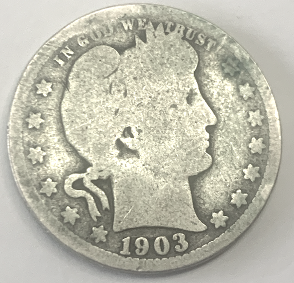 Extremely Rare 1903-O Barber Quarter – Collectible US Silver Coin