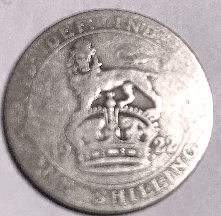 United Kingdom 1 Shilling 1922 | George V Pre-Decimal Silver Coin