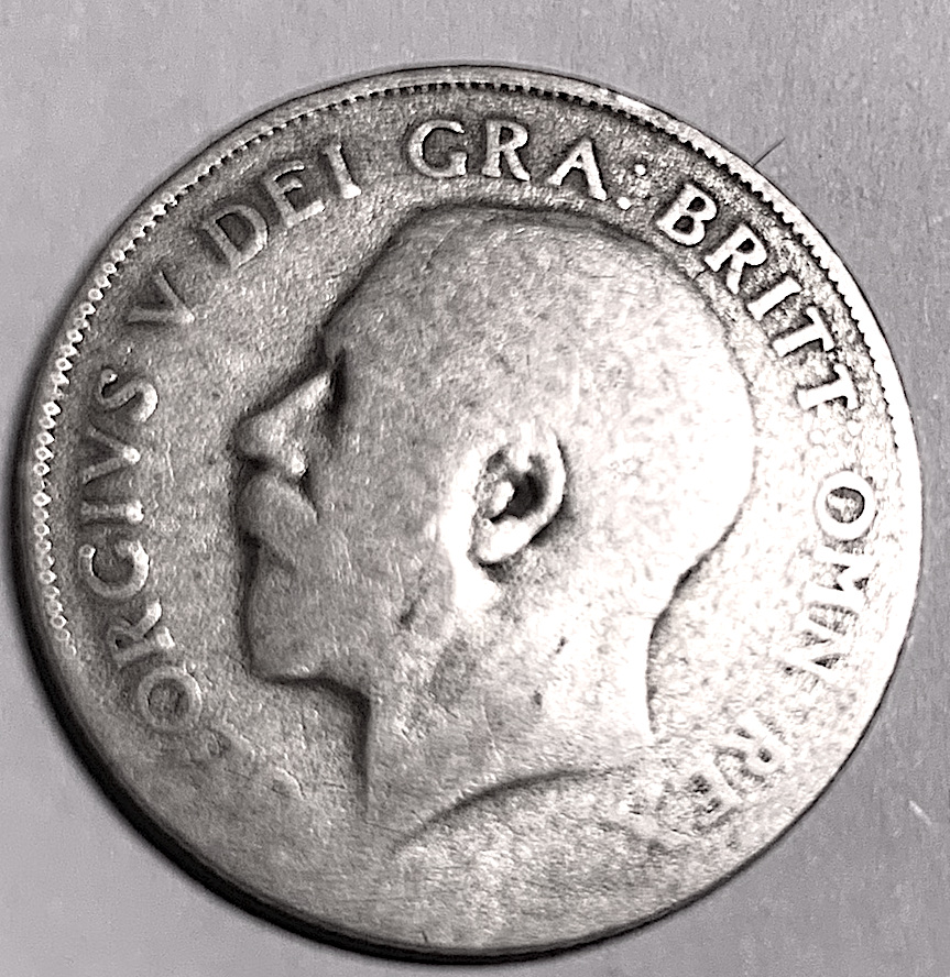 United Kingdom 1 Shilling 1922 | George V Pre-Decimal Silver Coin