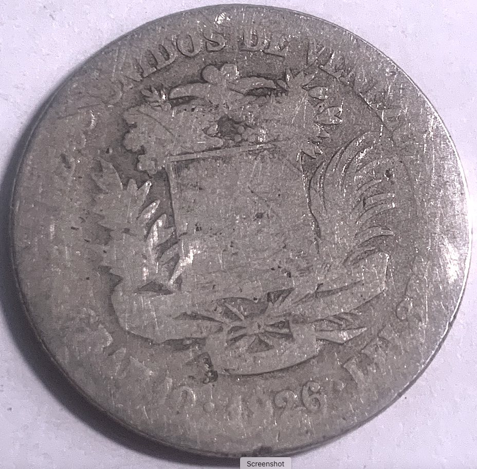 Historic Venezuela 1926 2 Bolívares | Limited Mintage Silver Coin | Numismatic Treasure