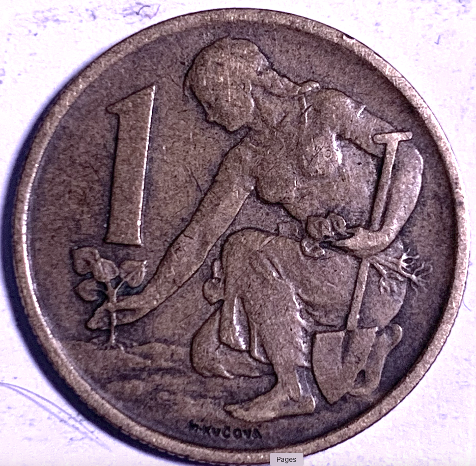 Vintage Czechoslovakia 1 Koruna Lot (1964,1966,1970) – Aluminium-Bronze Classics