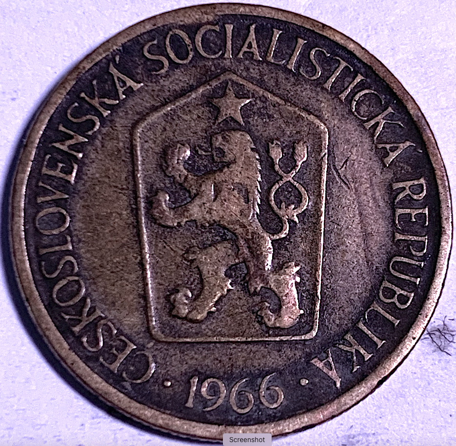 Vintage Czechoslovakia 1 Koruna Lot (1964,1966,1970) – Aluminium-Bronze Classics