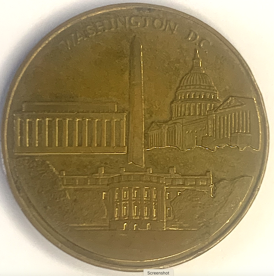 Solid Bronze Great Seal Medal – Uncirculated Washington D.C. Historic Collectible
