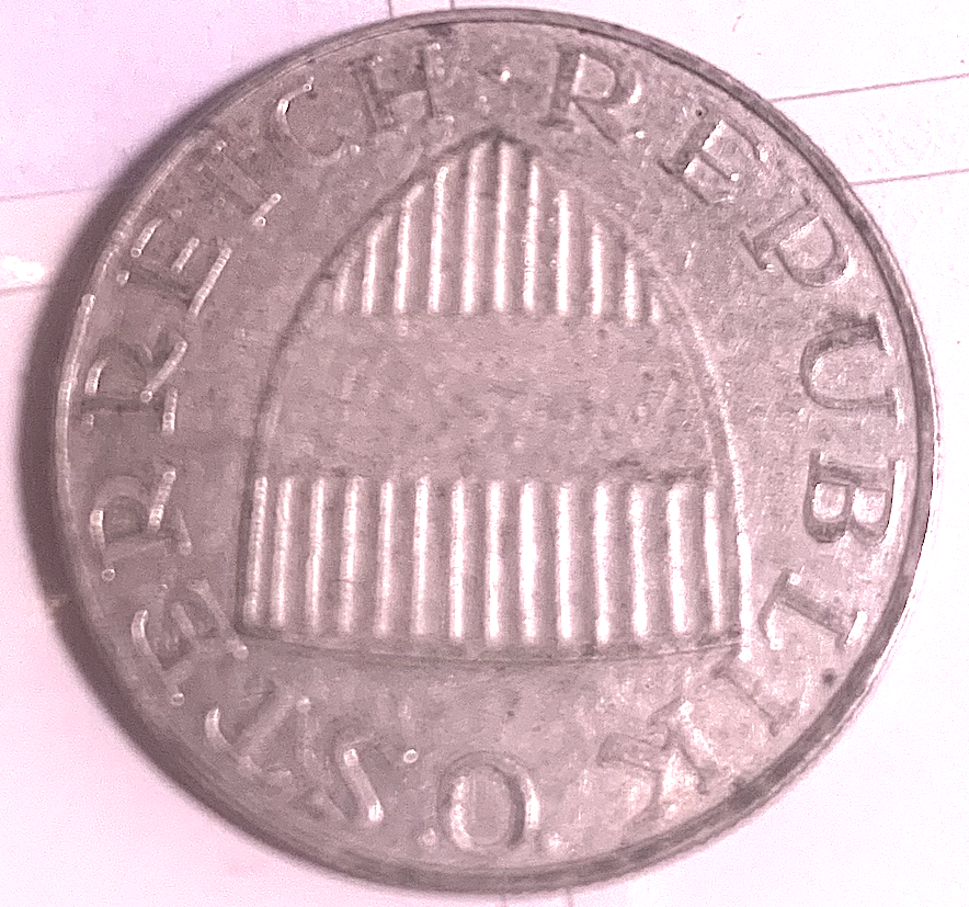 Rare 1958 Austrian 10 Schilling | Silver .640 Circulation Coin from Vienna