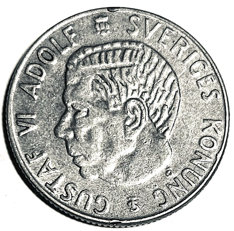 Best Seller: Sweden 1 Krona Silver 1960 &amp; 1961 (KM#826) – Stockholm Mint