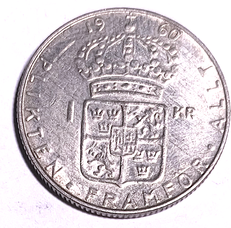 Best Seller: Sweden 1 Krona Silver 1960 &amp; 1961 (KM#826) – Stockholm Mint
