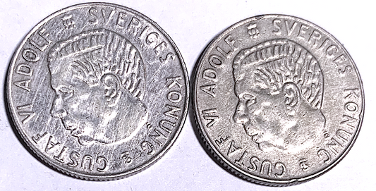 Best Seller: Sweden 1 Krona Silver 1960 &amp; 1961 (KM#826) – Stockholm Mint