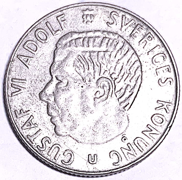 Best Seller: Sweden 1 Krona Silver 1963-U & 1967-U (KM#826) – Stockholm Mint