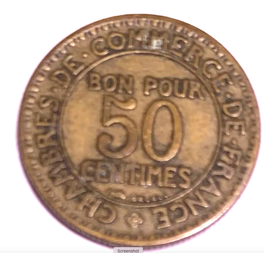 Best Seller: France 1921 2F, 1F &amp; 1922 50c—Third Republic Bronze Trio