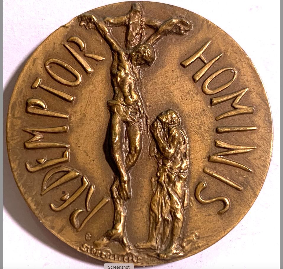 Best Seller: “Redemptor Hominis” Papal Bronze Medal – Vatican Commemorative