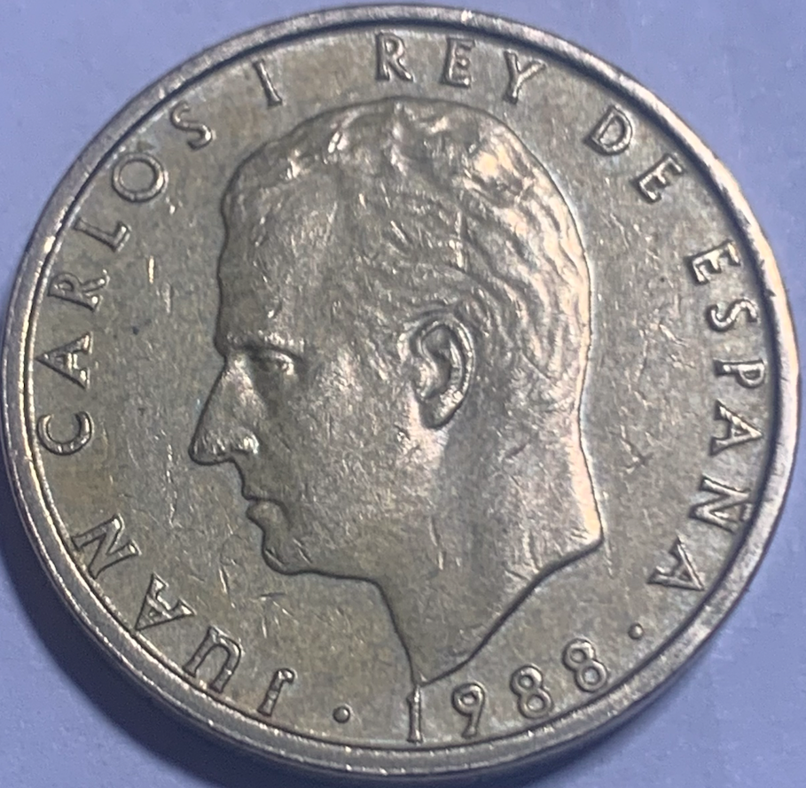 1992 Spain 100 Pesetas • King Juan Carlos I • KM#908 • Madrid • BONUS 1988 Coin