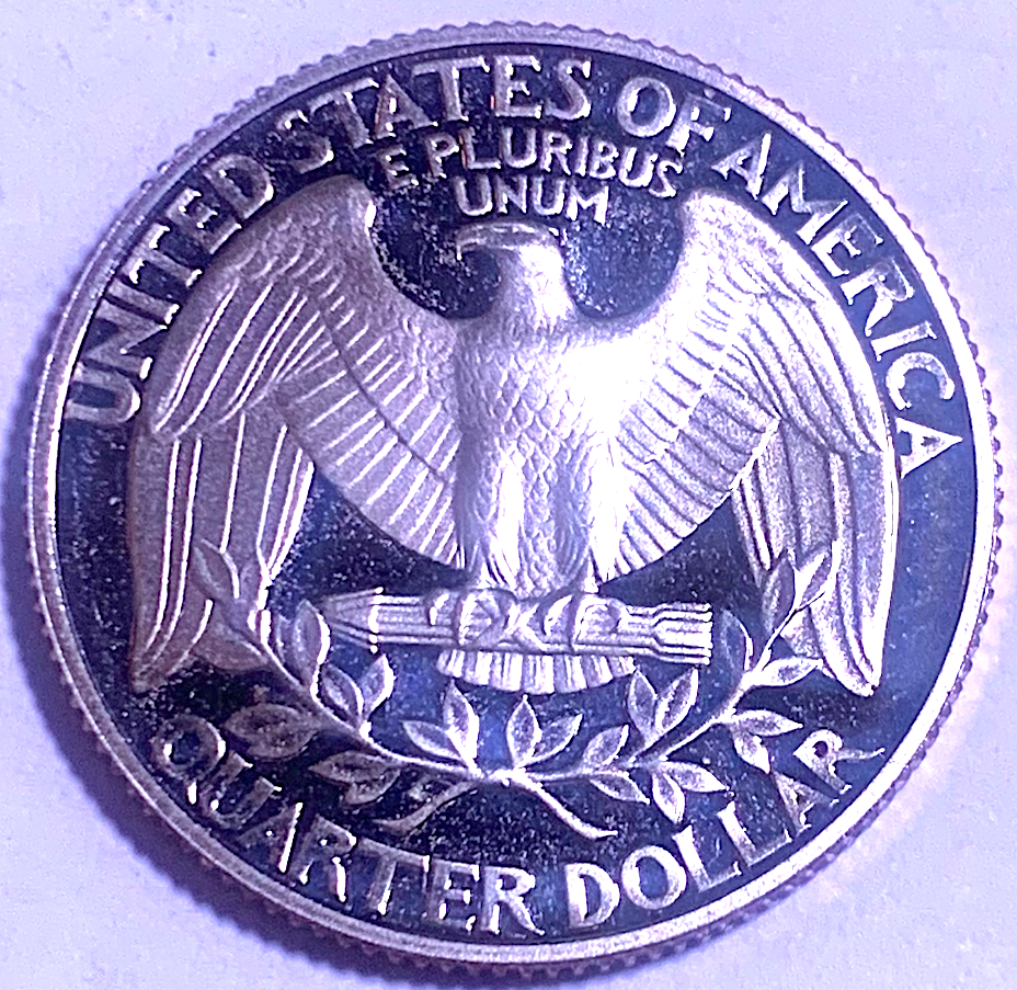 USA 1992-S Washington Quarter – Proof Coin, San Francisco Mint, Mintage 2.86M