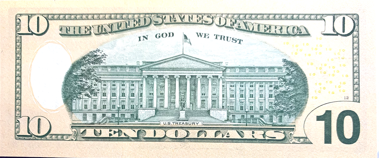 Merrick Mint $10 Commemorative – 2017 FRN, Bison Overprint