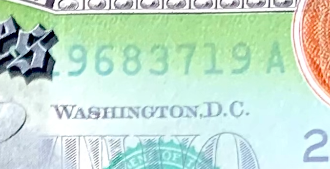 2017 $2 Jefferson Rainbow – Merrick Mint Colorized (Possible Serial Error)