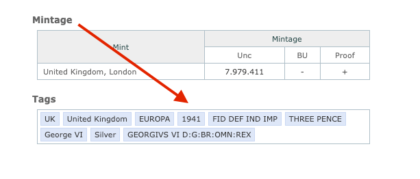 Moneda de plata de 3 peniques del Reino Unido de 1941, Jorge VI, KM#848 — Acuñación: 7,98 millones